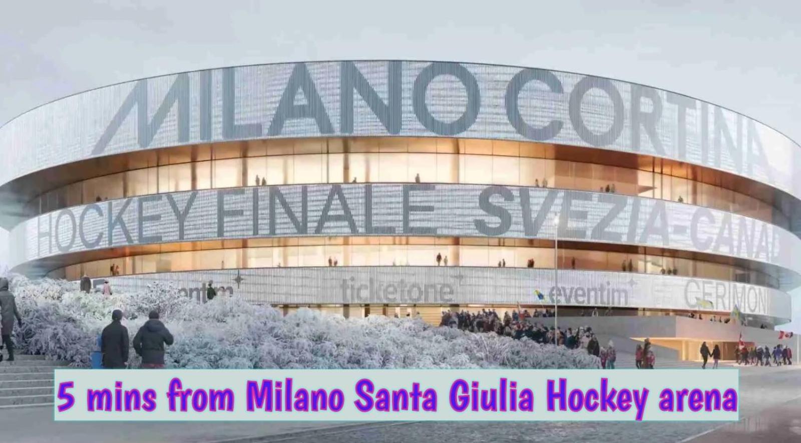Mini Loft Fabrique - Milano Santa Giulia Hockey Arena Apartman Kültér fotó